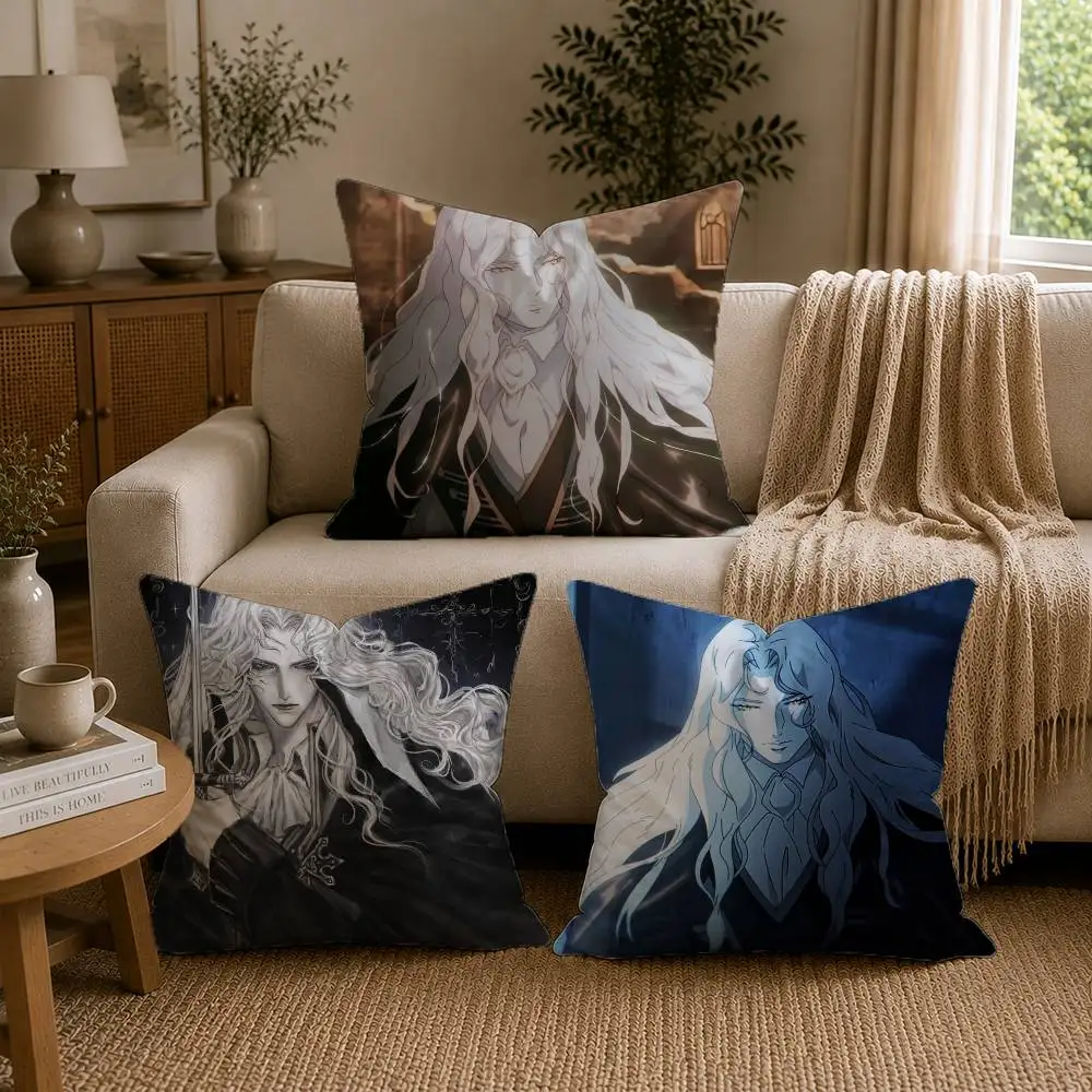Game C-Castlevania Alucard Pillow Case for Sofa Living Room Home office Decor Protective Cover