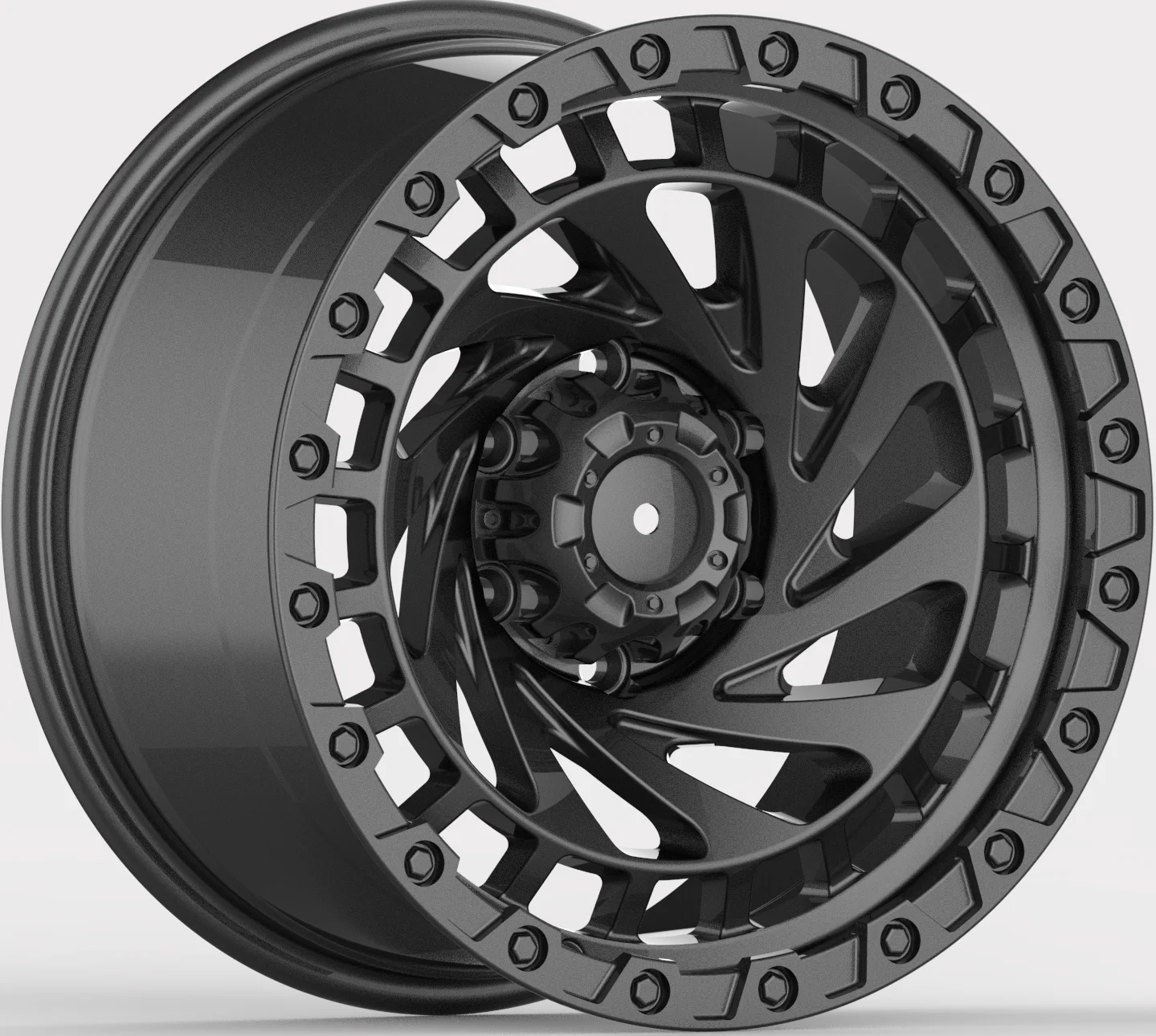 

DX290 New Design 15x8.0 17x9.0 Inch 6x139.7 Flow Forming Alloy Car Rim 4x4 for Offroad Wheel