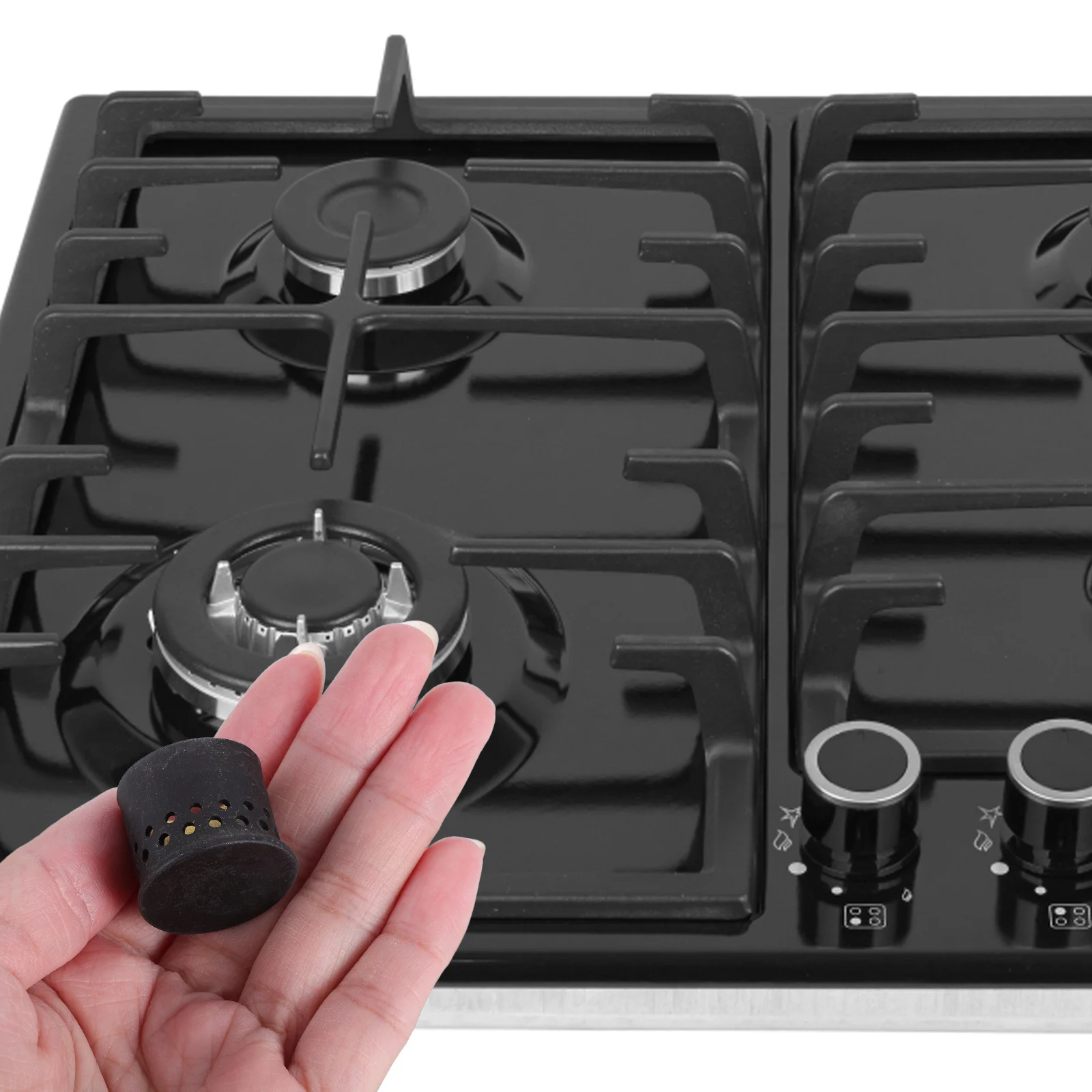 

6pcs Gas Stove Fire Cores High-Quality Flame Distributors Efficient Durable Sturdy For Kitchen Restaurant Home Gas Burner