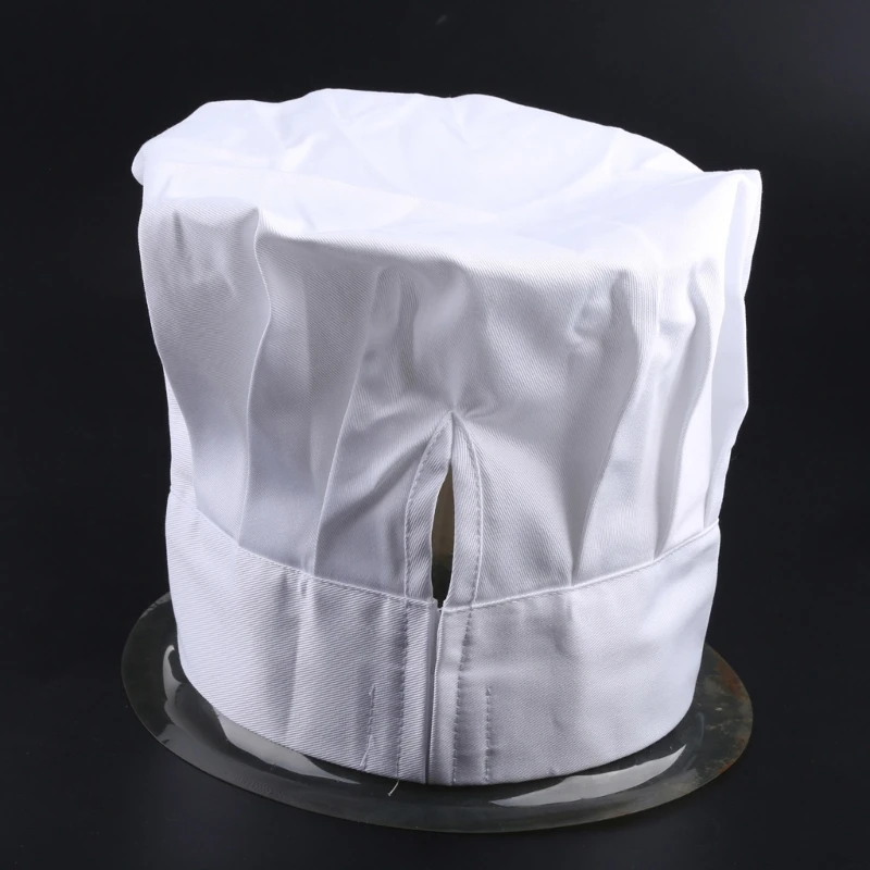 Confortable nouveau cuisinier réglable hommes cuisine boulanger Chef casquette élastique chapeau restauration