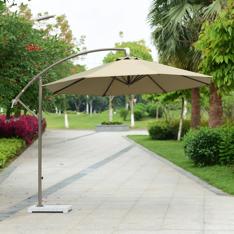 Outdoor Sunshade Umbrella Outdoor Large Villa Garden Garden Banana Umbrella Balcony Square Stand Big Sun Roman Umbrella