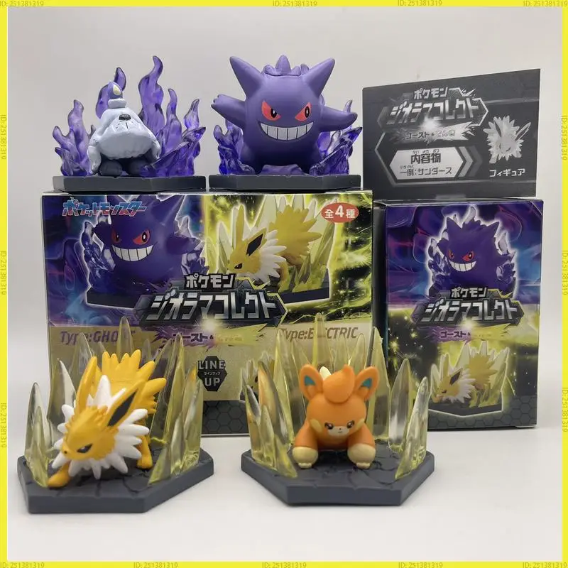 

Новая подлинная сцена Pok é Mon Skill Ghost Series, модель орнамента ручной работы, милая игрушка в стиле аниме, детский праздничный подарок