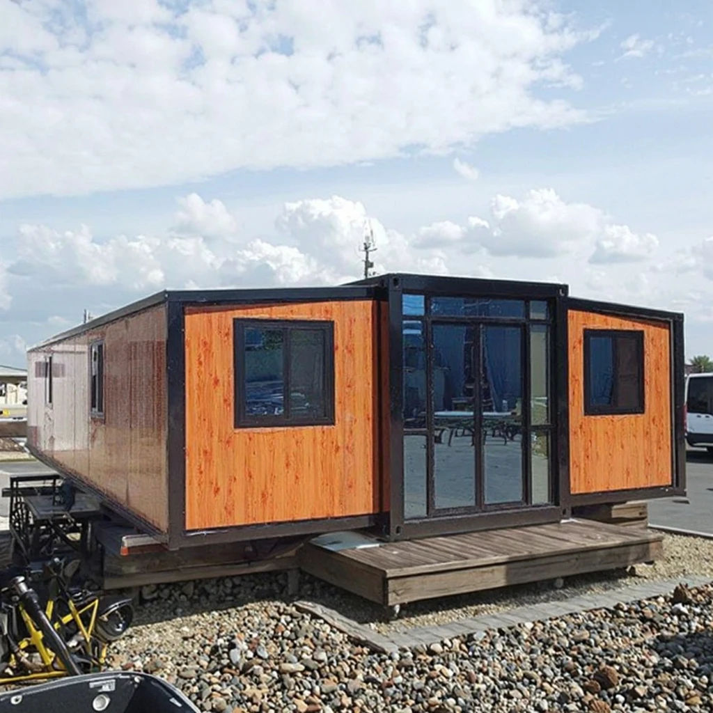 Customized Mobile 20ft Expandable Container House 20ft2 Bedrooms Folding Tiny House Prefabricated Container Homes For Hotel,tin