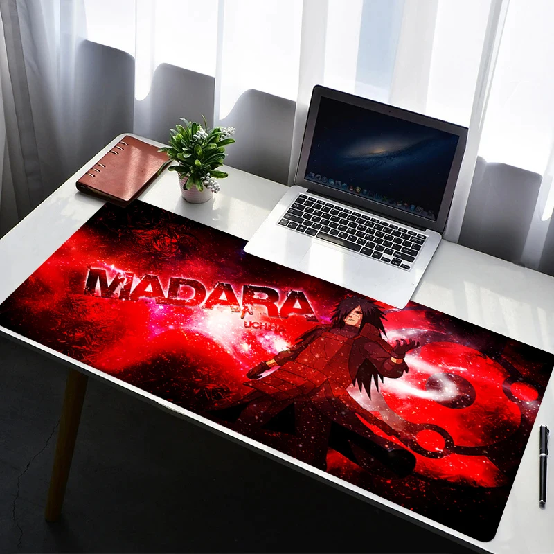 

Mouse Pad Non Slip Rubber Mousepad Laptop Gamer Cabinet Keyboard Pad Office Computer Gaming Naruto Uchiha Madara Desk Mouse Mat