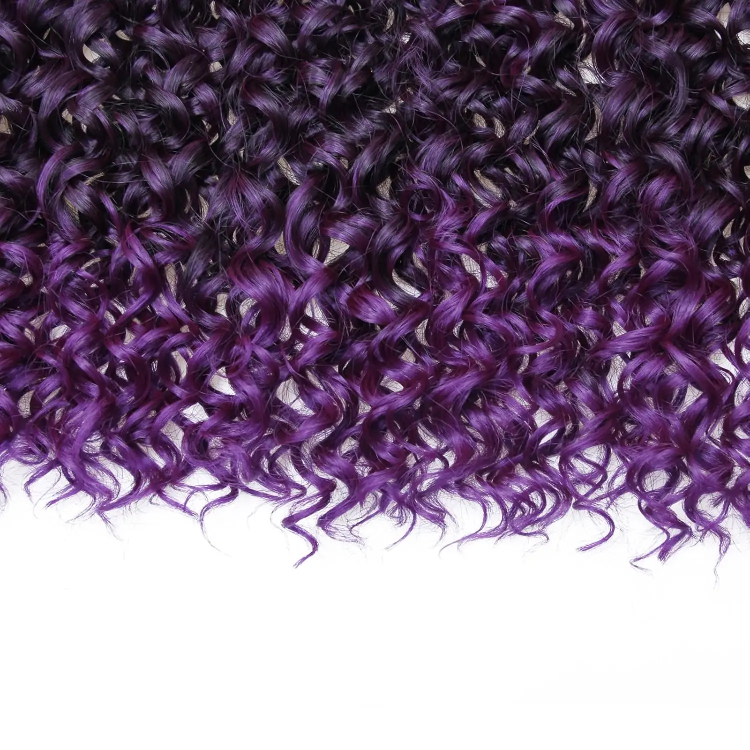 14/18/24 Inch Gogo Curly Crochet Hair Water Wave Crochet Braid Synthetic Bohemian Deep Wave Braiding Hair Extensions image 4