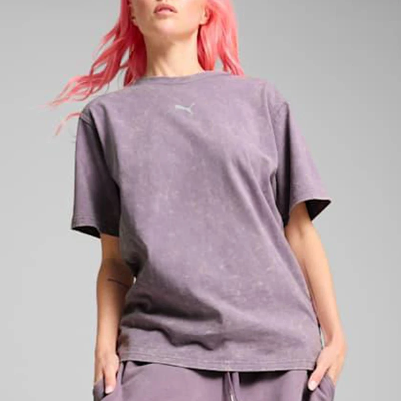 

Женский спортивный пуловер Puma Originals с круглым вырезом и коротким рукавом, дышащий, новая коллекция Лето 2025, артикул 626801-30