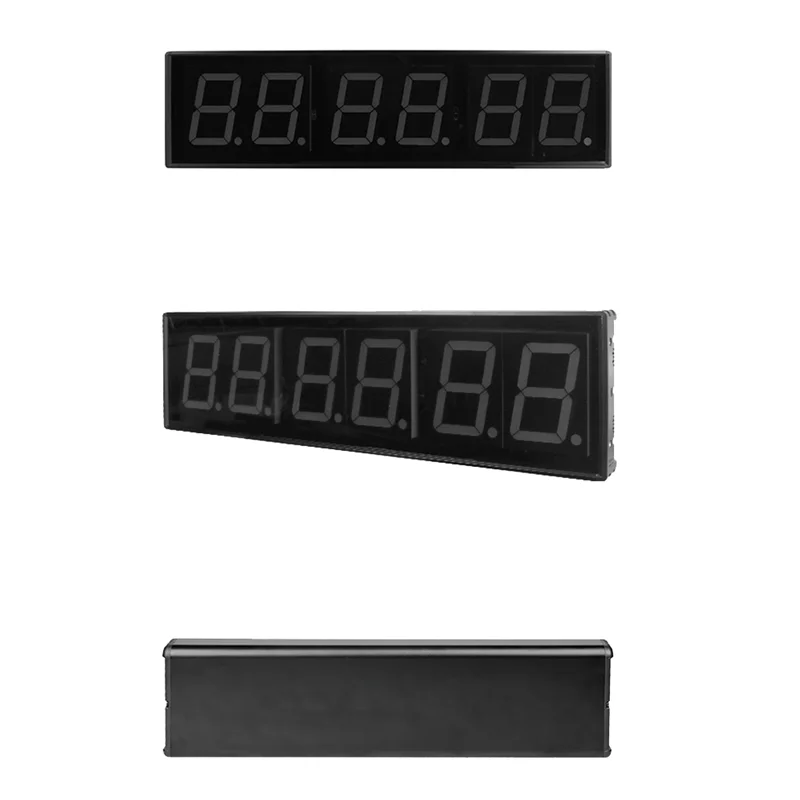 AB45 หน้าจอ GYM TIMER 1.5 นิ้วหลักนับถอยหลัง/Up TIMER Boxing CYCLE ช่วงเวลานาฬิกานาฬิกาจับเวลาฟิตเนสการฝึกอบรมทนทาน US Plug