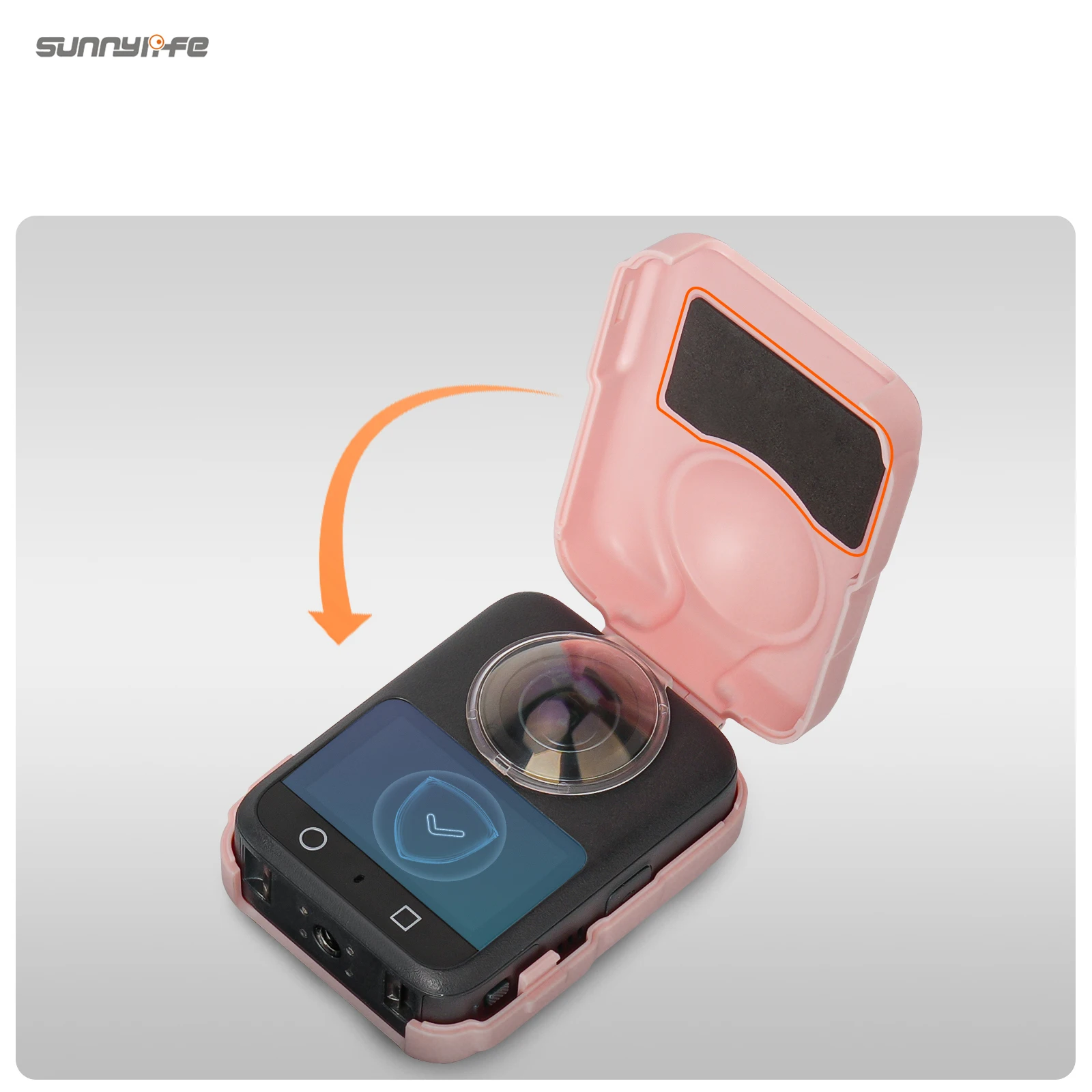 

Sunnylife Mini Storage Box For DJI Osmo 360 Lens Screen Protector Portable Carrying Case For DJI Osmo 360 Camera Accessories