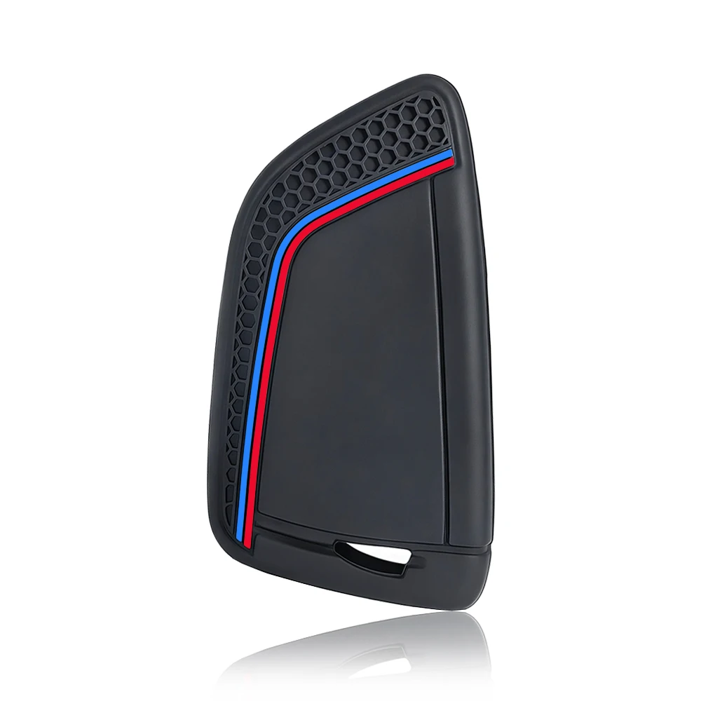 Silicone Remote Car Keychain Holder Key Case Cover for BMW F48 F46 F10 F20 F30 X1 X2 X3 X4 X5 X6 Z4 1 2 3 4 5 6 7 Serie 7 Wallet view 3