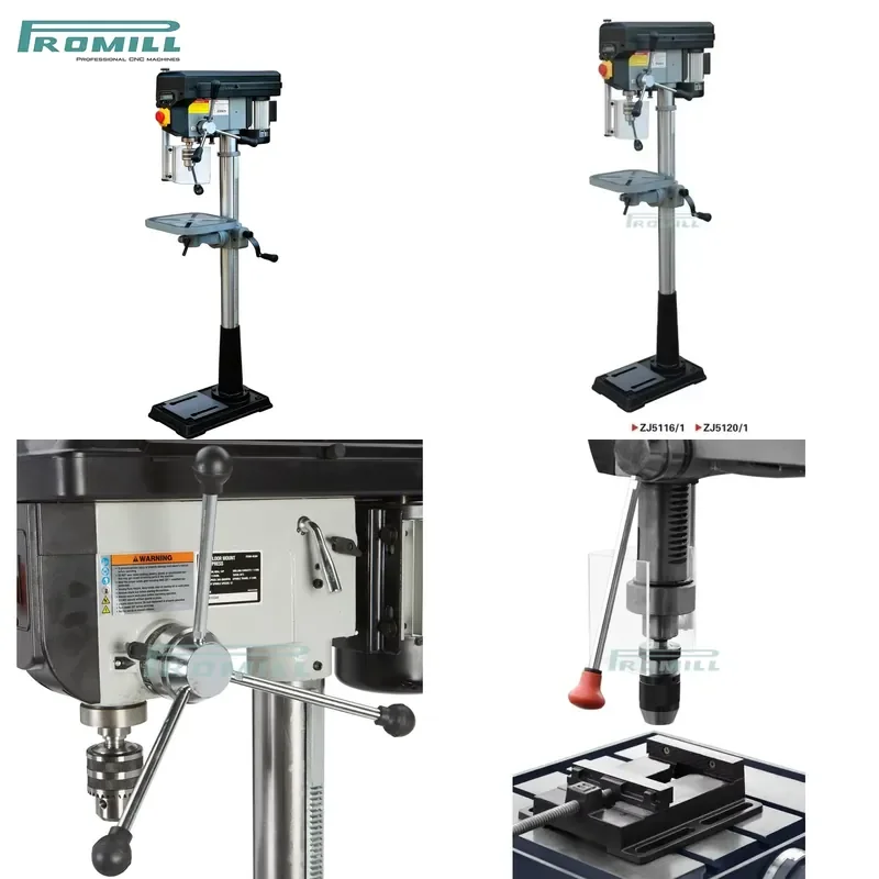 HCY Promill 20mm Vertical Metal Column Drilling Machine ZJ5116/1 ZJ5120/1 Multiangle Drilling Motor Sturdy Durable
