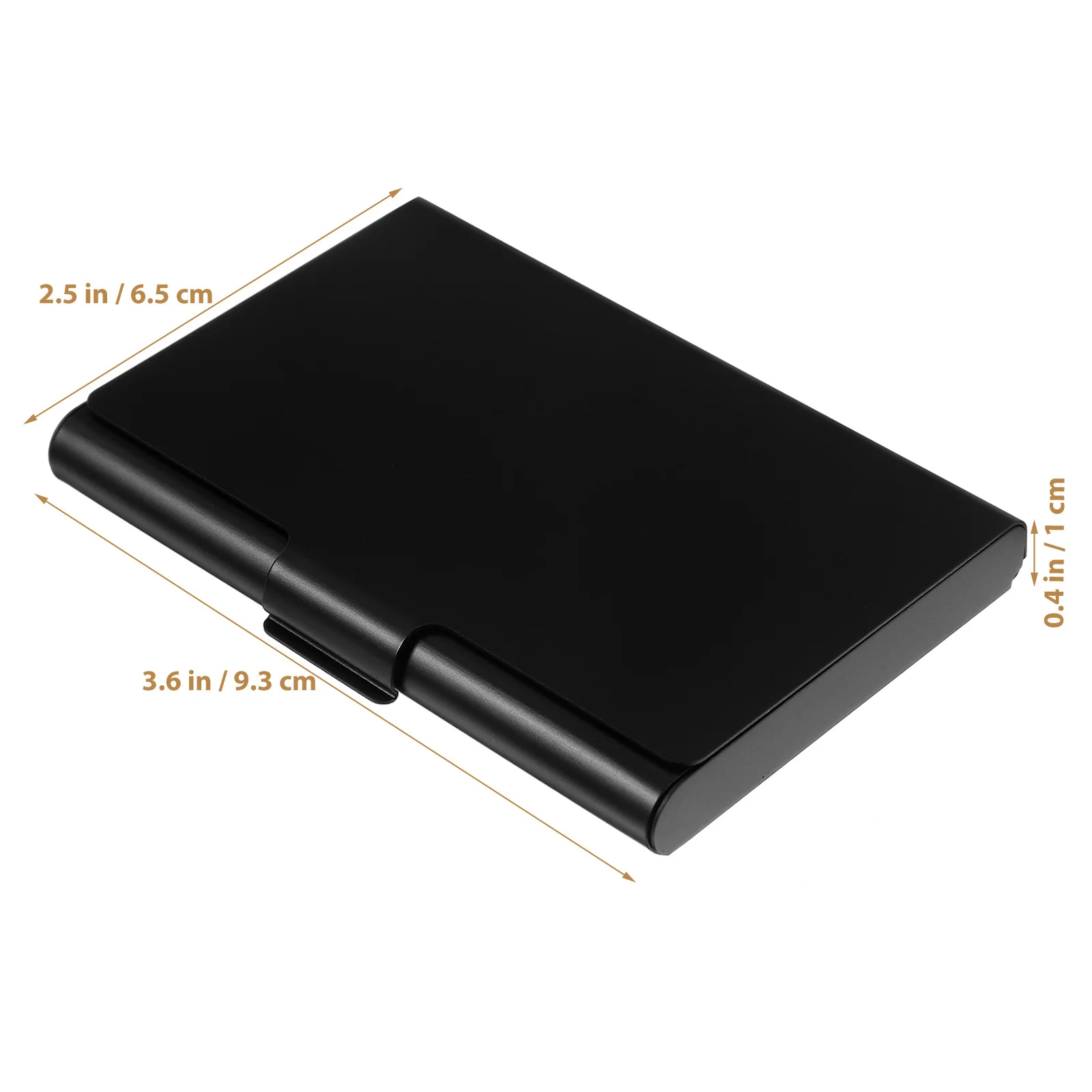 صندوق بطاقات العمل سبائك الألومنيوم المحمولة متعددة الوظائف حامل لمكتب مكتب حقيبة للتخزين بطاقات الزيارة اسم الحاويات