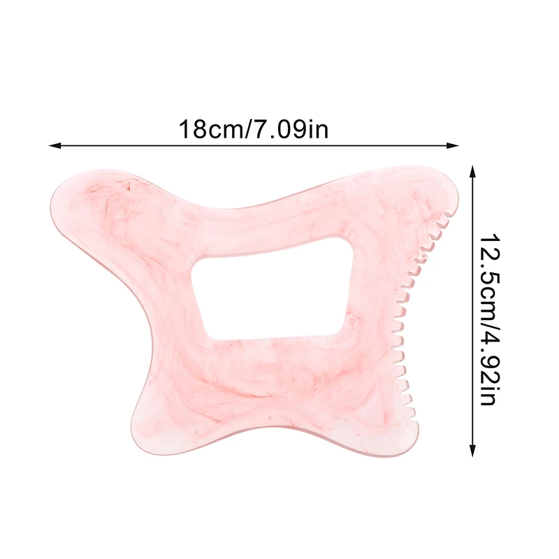 Resin Body Gua Sha Tool Cellulite Massage Tool Lymphatic Drainage Tool For Face Back Body Shaping Tools For Body Care