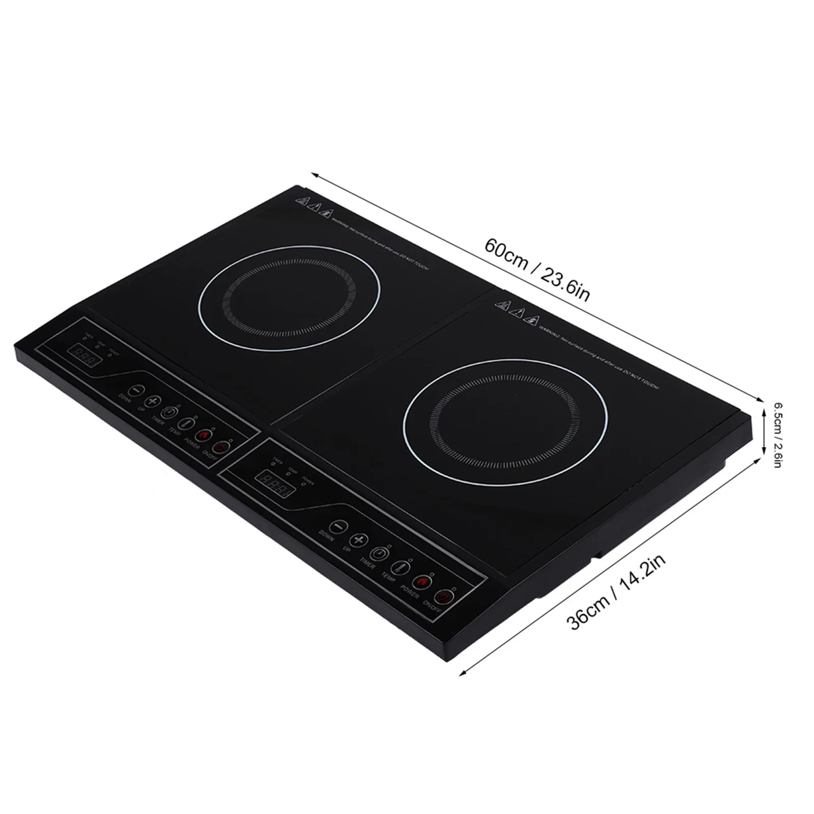 /2000W Home Kitchen Electric Double Induction Cooktop Touchpad Induction Cooker Electric  Electric Cooker Induction Cooker