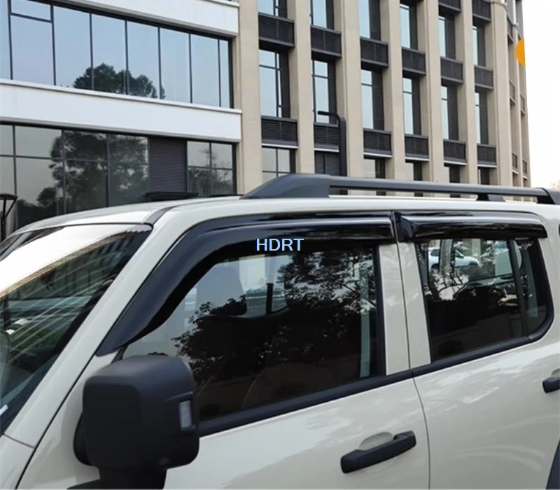 Fit For Great Wall GWM WEY Tank 300 2025 + Car Styling Weather Shield Window Visor Sun Rain Shelter Accessories Exterior Sticker