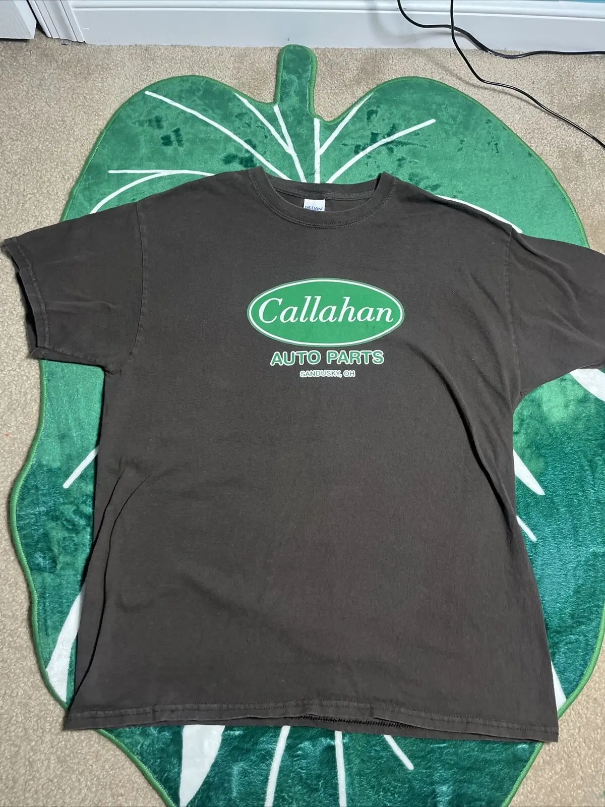 Vintage Y2K Callahan auto parts Sandusky Ohio size large T-shirt