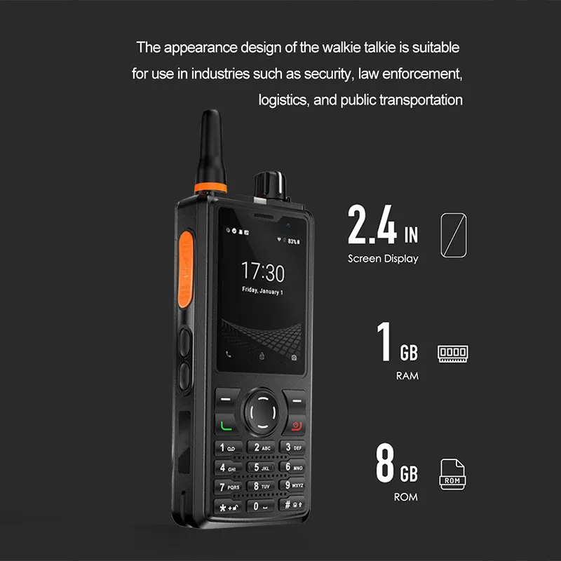 ANYSECU T60 4G Network Radio WiFi GPS LTE WCDMA GSM POC Radio F41 Unlocked Compatible with Zello Real-PTT Echolink POCstar