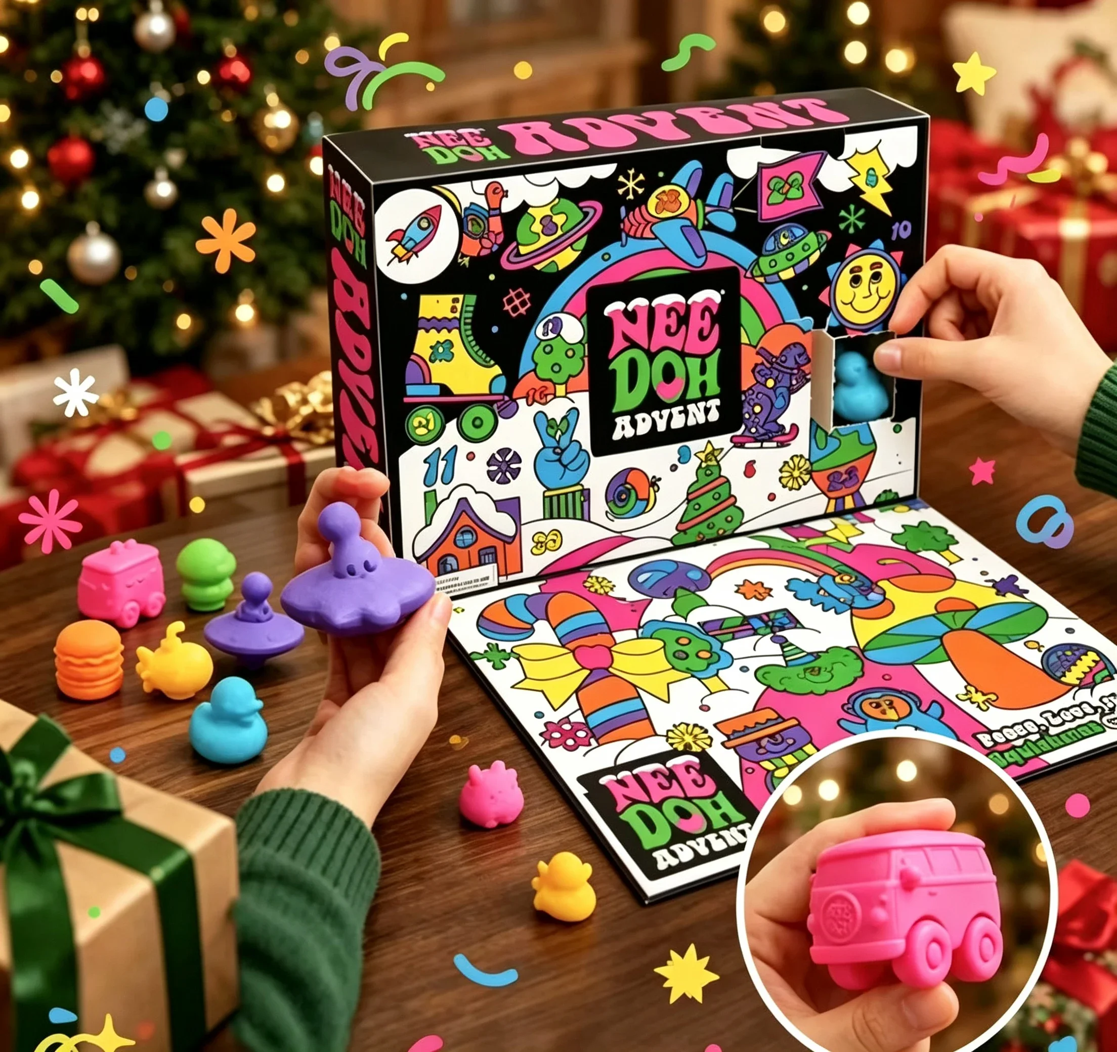 Advent Calendar Gift - 2026年新作人気ニードーアドベントカレンダーギフト 24日カウントダウン 新年 家族 友人 ブラインドボックス
