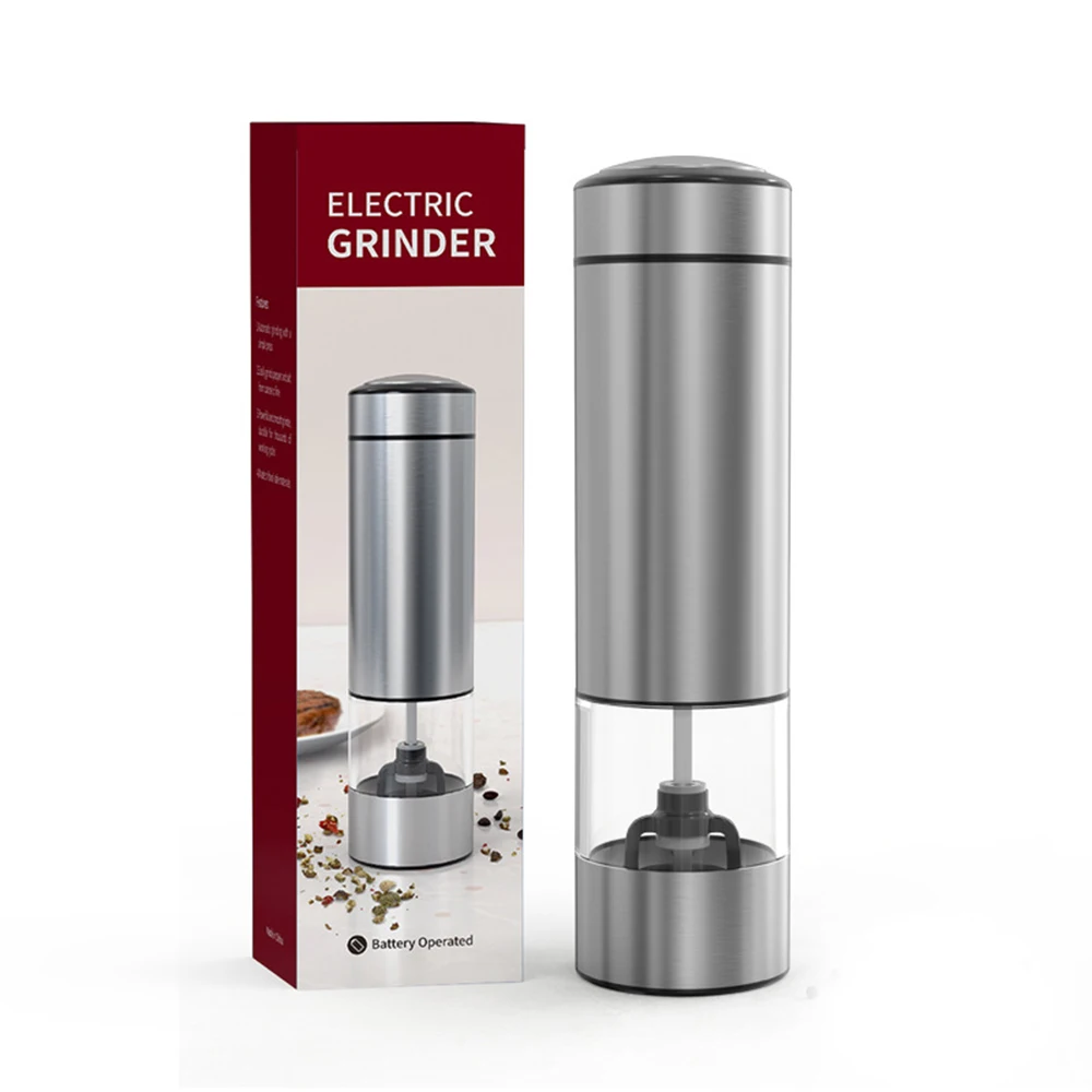 

Electric Grinder Automatic Mill Machine Pepper Salt Grinder Black Pepper Grinder Gravity Induction Sea Salt Grinder