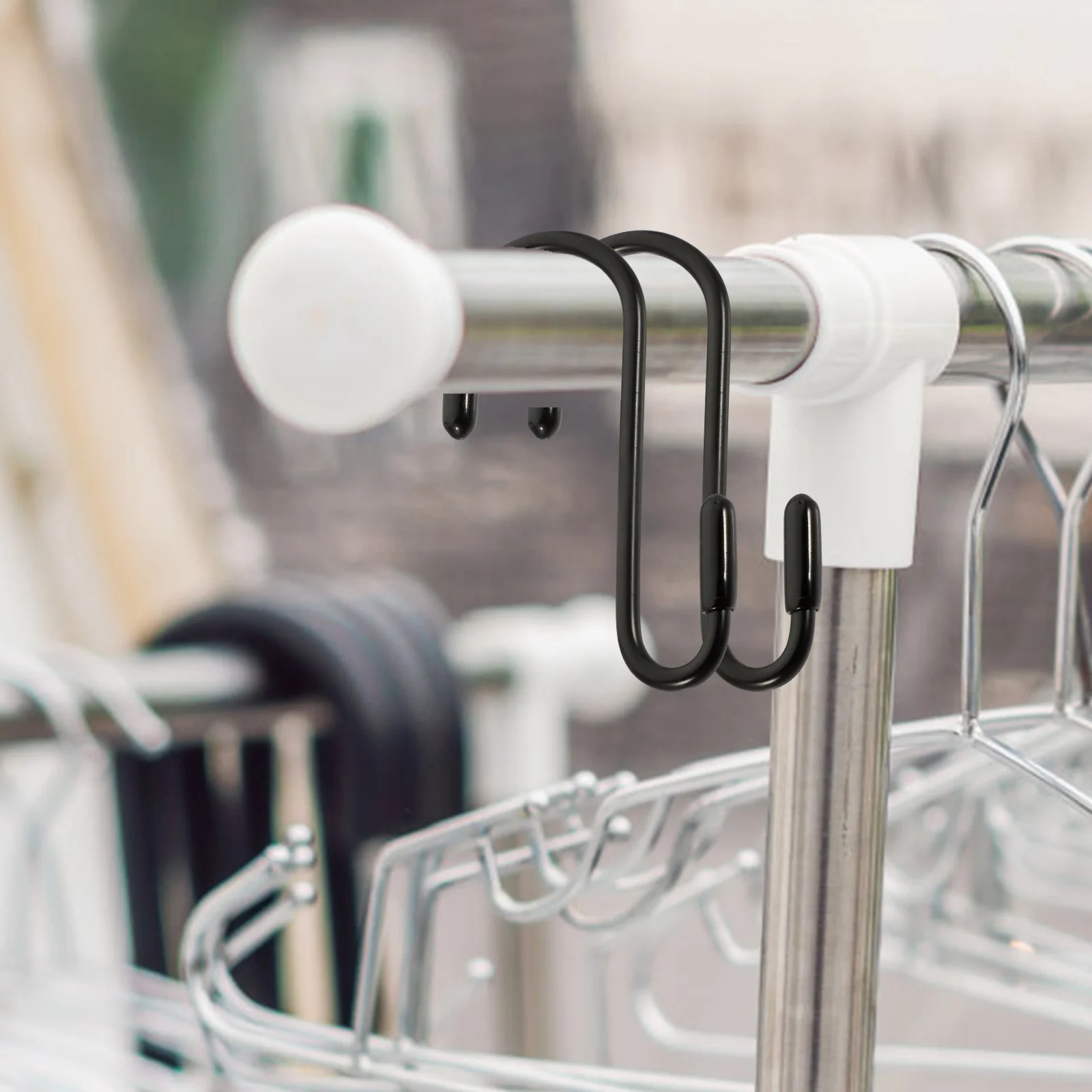 

12Pcs S Shape Heavy Duty Metal Hooks Small Size Hanging Kitchen Pots Utensils Closet Storage Polished Surface S Hooks