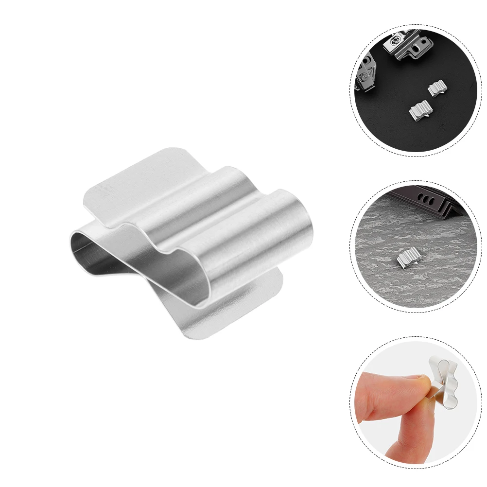 

30pcs Photovoltaic Cable Clamps Solar Panel Frame Clips Durable Smooth Silver Trailer Wiring Accessories Boat Camper