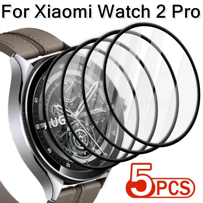 1-5Pcs Full Coverage Soft Protective Film For Xiaomi Watch 2 Pro Anti-Scratch Clear Screen Protector For Mi Watch 2Pro No Glass