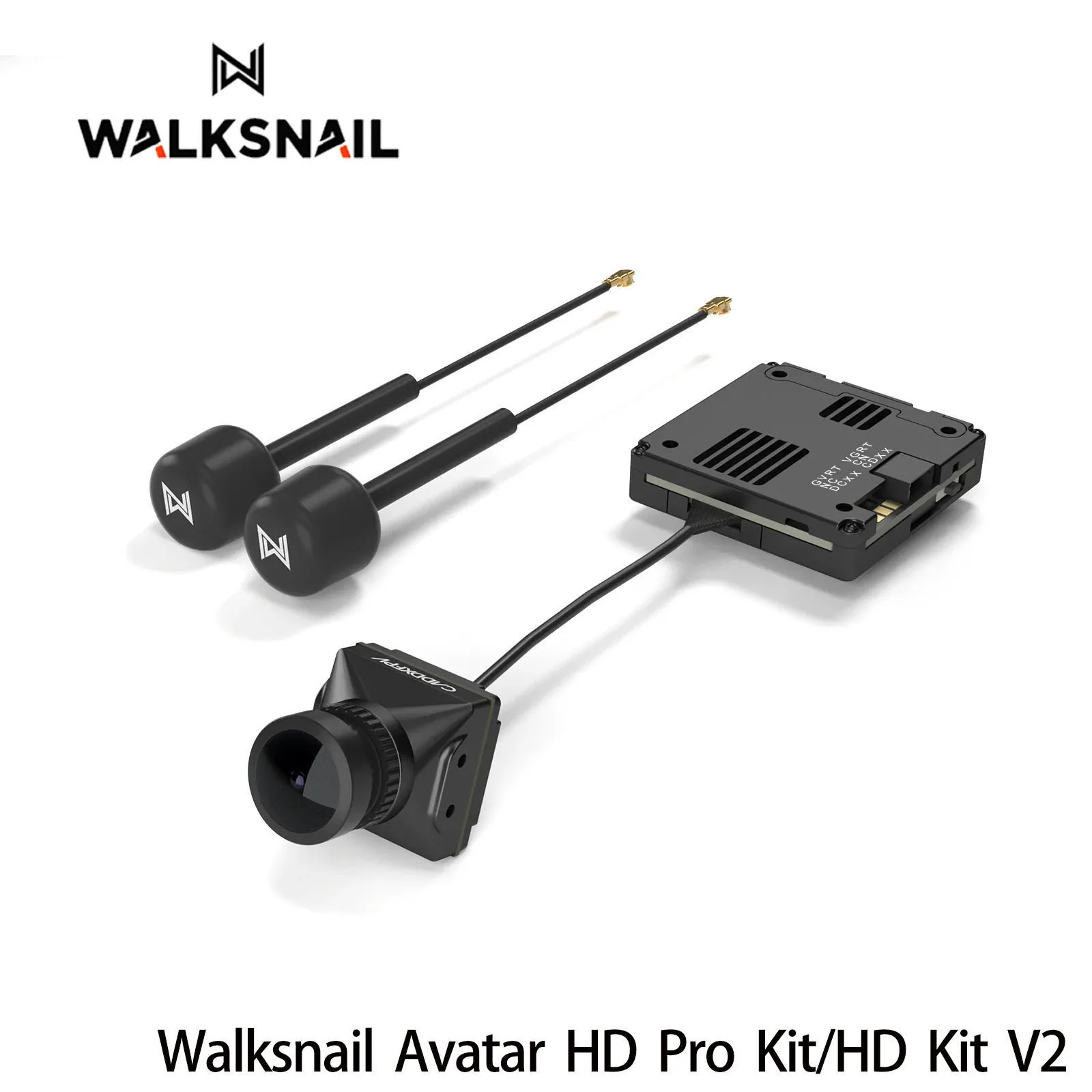 Caddx Walksnail-アバターhd v2キット,アバターhd proキット,デュアルアンテナバージョン,fpvフリースタイルドローン用のジャイロフロー32g,DIYパーツ