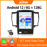 9.7 Inch Android 12 Car Radio For Toyota Crown 2005-2009 Automotive Multimedia Auto Stereo Player GPS Navigation WIFI Screen