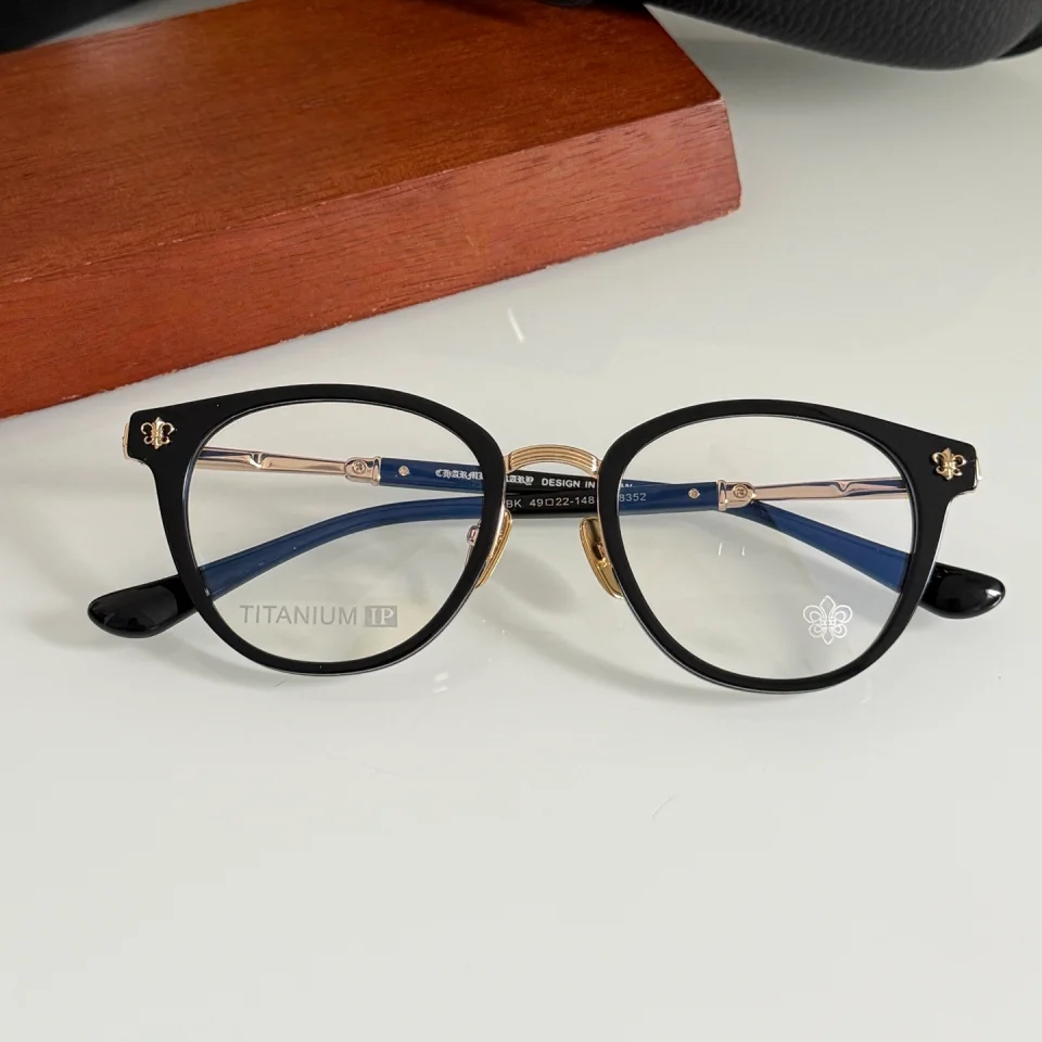 Gafas de lujo para hombre y mujer 2026: Montura de acetato de diseño de marca de alta gama con patrón de tallado retro exquisito, novedad de moda mundial.