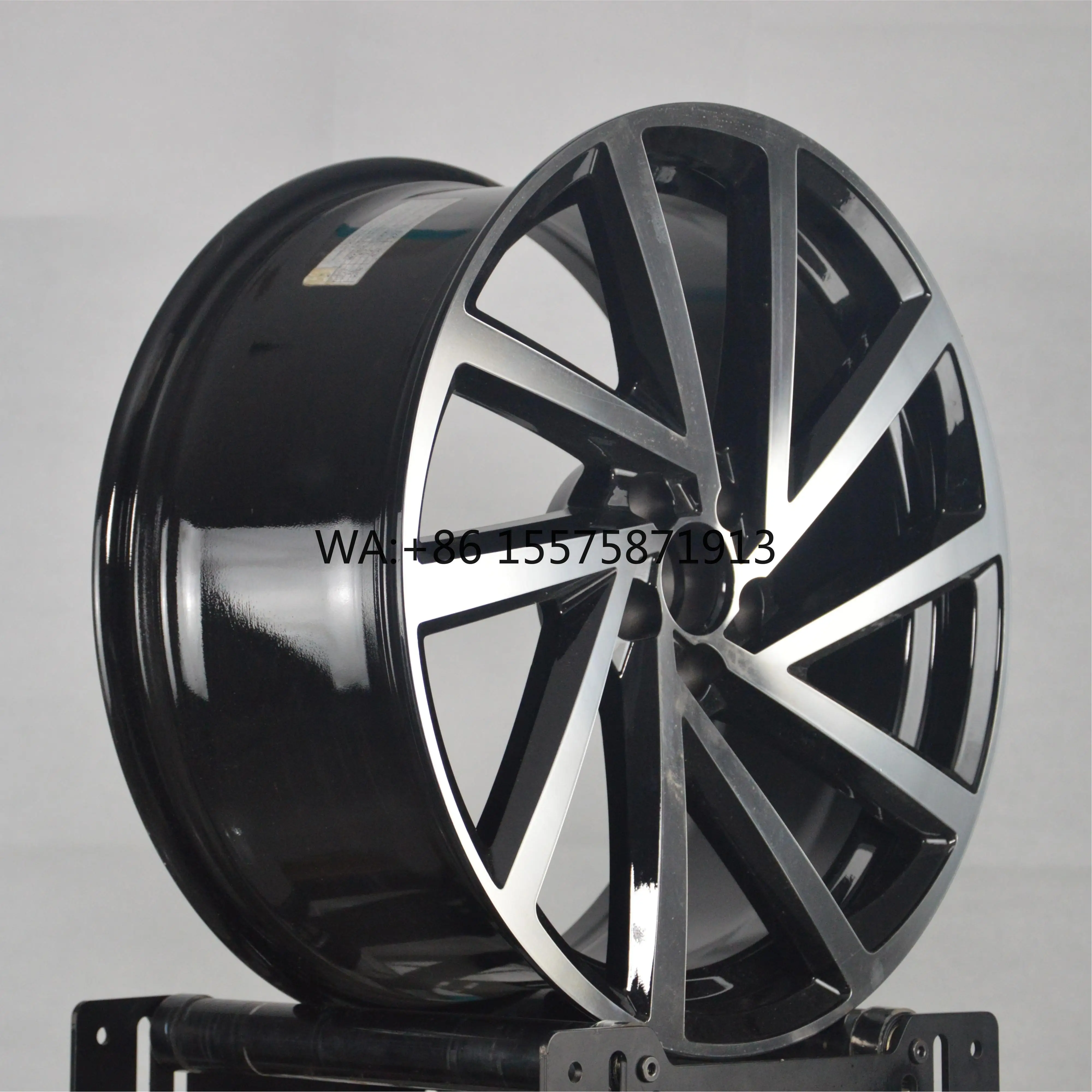 

For Customizable ODM Monoblock Forged Swirl Ten Spoke 18 19 20 21 Inch 5x114.3 for Zeekr 001 EV Brushed Silver Gloss Black Hub S