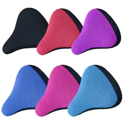 Bicycle Saddle 3D Soft Bike Seat Cover Cycling Silicone Cushion Breathable Comfortable