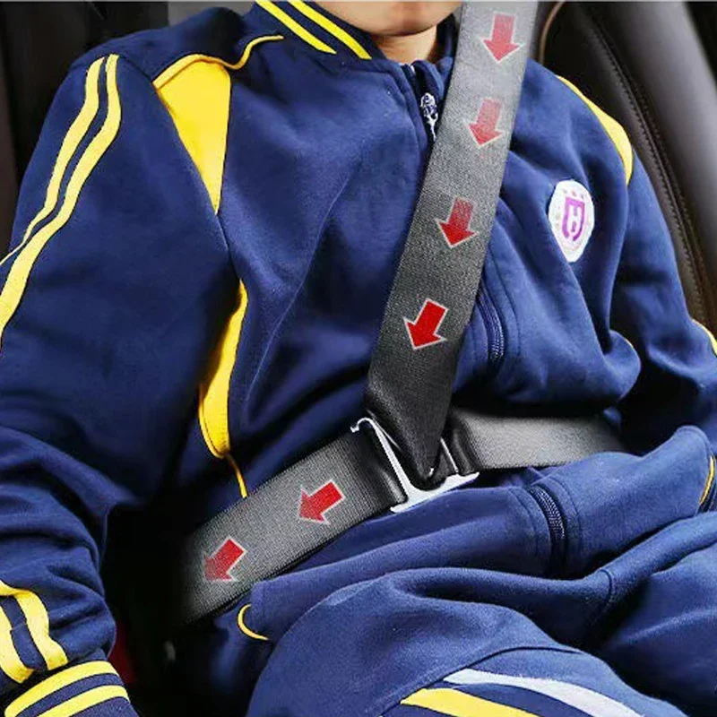 Car Child Seat Belt Adjustment Fixer Plastic Simple Limiter Anti Necklace Seat Belt Loosening Buckle Easy Installation