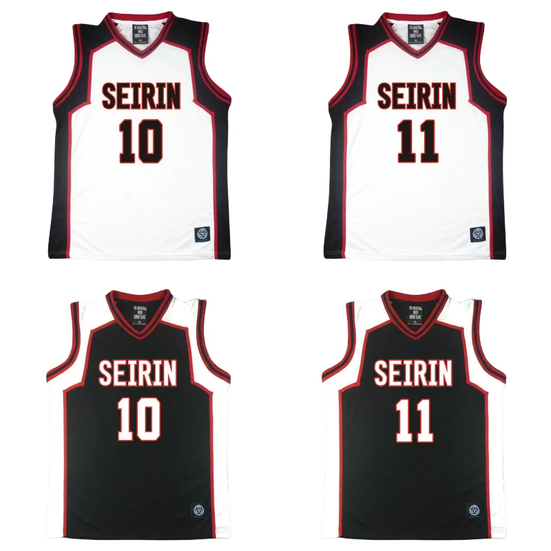 

Anime Kuroko Tetsuya No Basuke SEIRIN Kagami Taiga Tsuchida Satoshi Hyuga Costume Basketball Jersey Cosplay Shirt