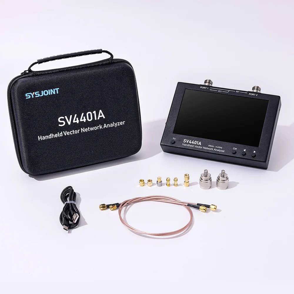 SV4401A 7 inch Touch LCD 50KHz ~4.4GHz Vector Network Analyzer HF VHF UHF Antenna Analyzer Upgrade of NanoVNA VNA