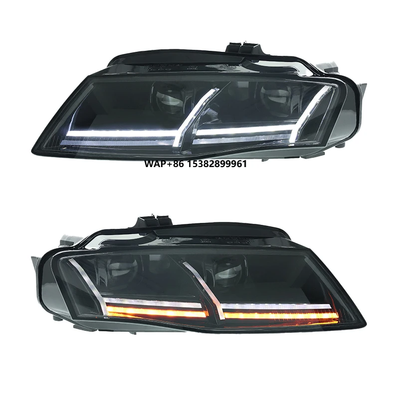 

Светодиодные фары YU GUANG для A4 B8 2009 2012 6000K, передние фары, обновленные светодиодные фары, проекторы, фары