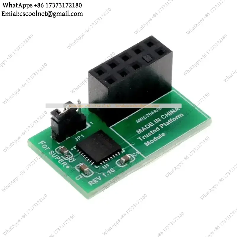 k3 TPM 2.0 Module 10-Pin SPI Trusted Platform Security Processor TPM2.0 Crypto Board for AOM-TPM-9670H PC Server