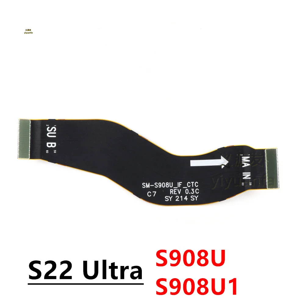 For Samsung Galaxy S22 Ultra 5G S908U SM-S908U1 USB Type-C Fast Charger Charging Port Dock Connector Microphone Main Board Flex