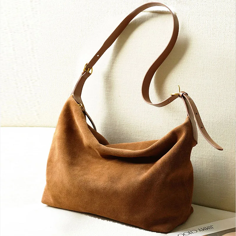 

Офисные женские классические простые повседневные однотонные сумки на одно плечо на молнии, женские универсальные сумки через плечо из натуральной яловой кожи