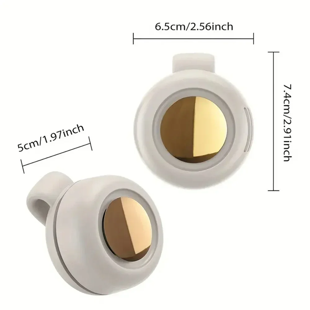 Mini Fan For Home And Outdoor Travel Whirlwind Leafless Fan With Portable Button Design USB Charging Silent Portable fashion