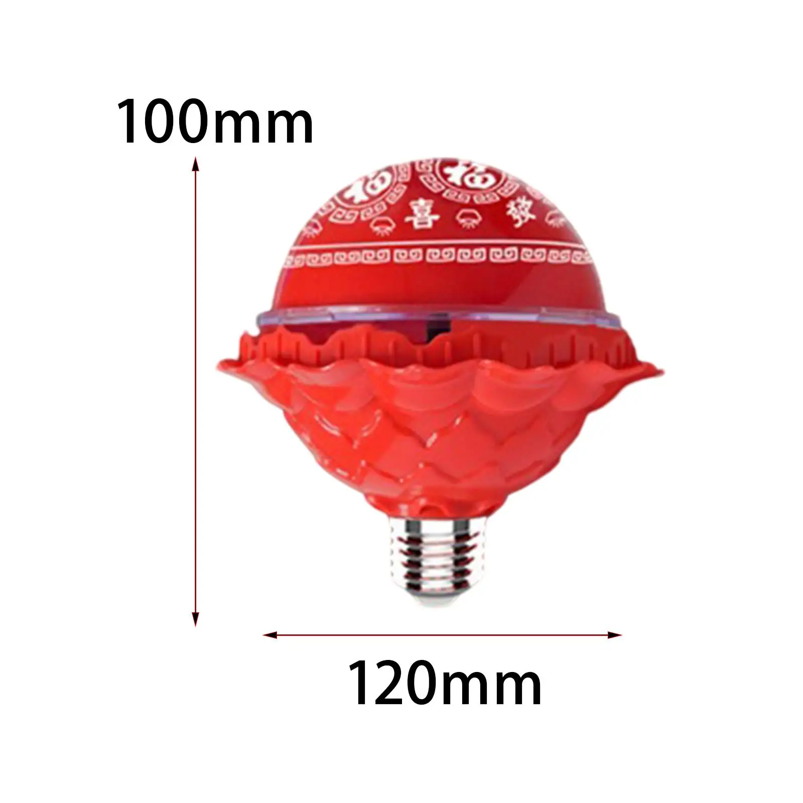 บรรยากาศหลอดไฟสีสัน Fu Character 10W E27 หลอดไฟ LED สีแดง