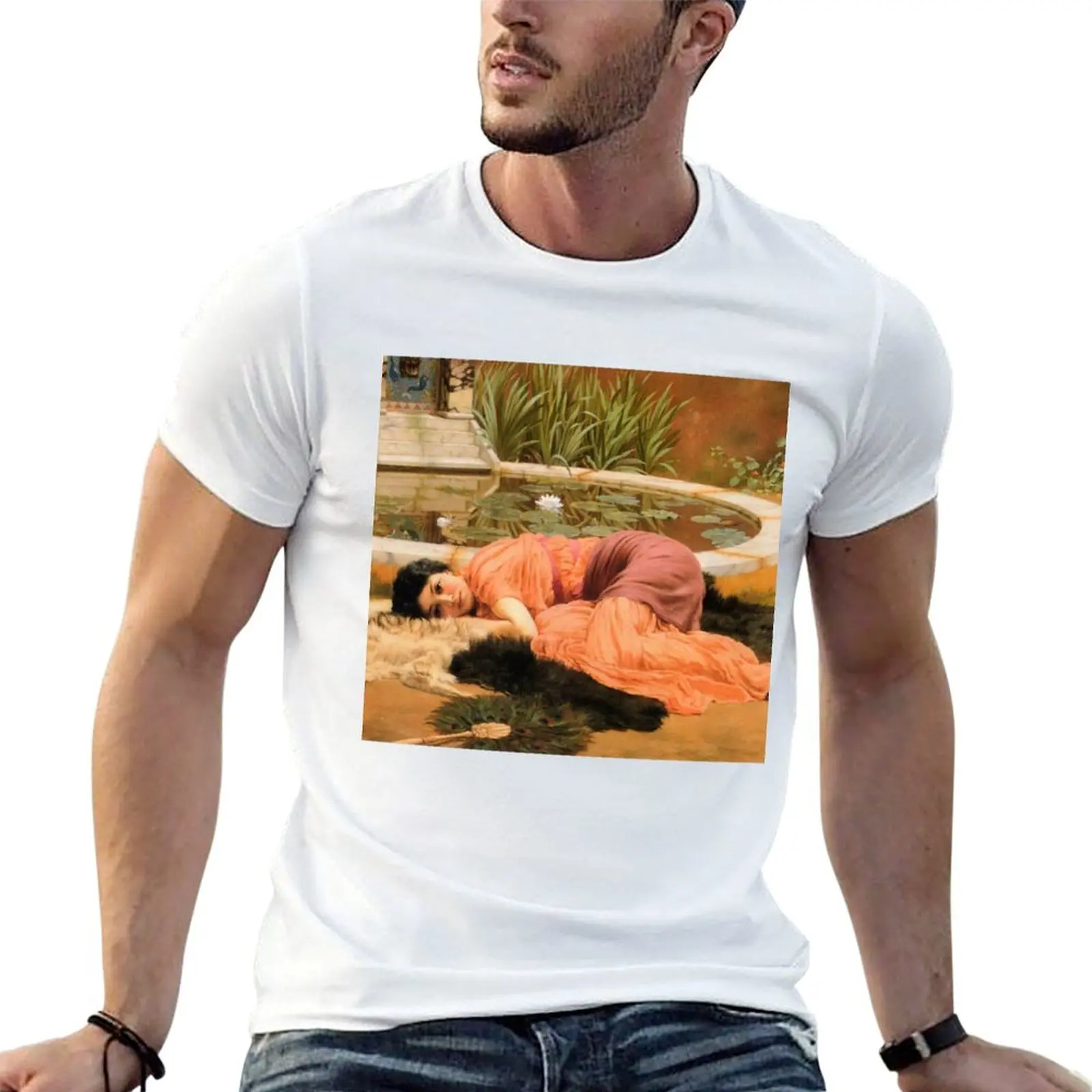John William Godward - Dolce Far Niente T-Shirt Odor Resistant Short Sleeve Top