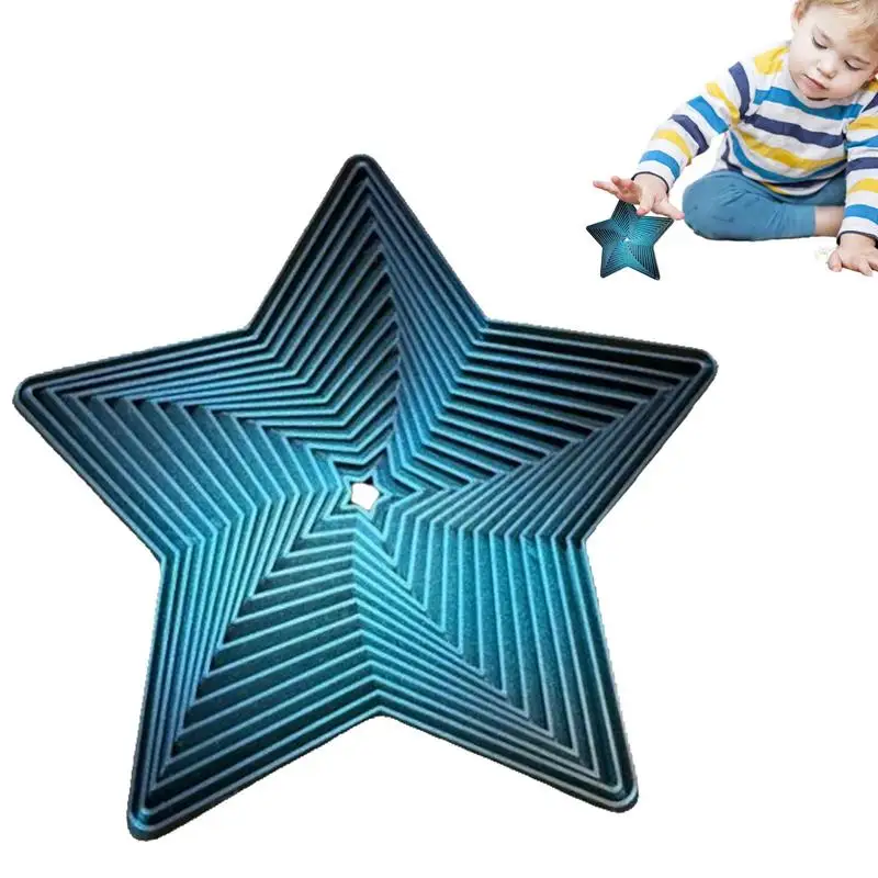 Fractal infinito fidget hexágono descompressão brinquedos alívio do estresse forma estrela cubo sensorial brinquedo relaxante portátil dedo brinquedos