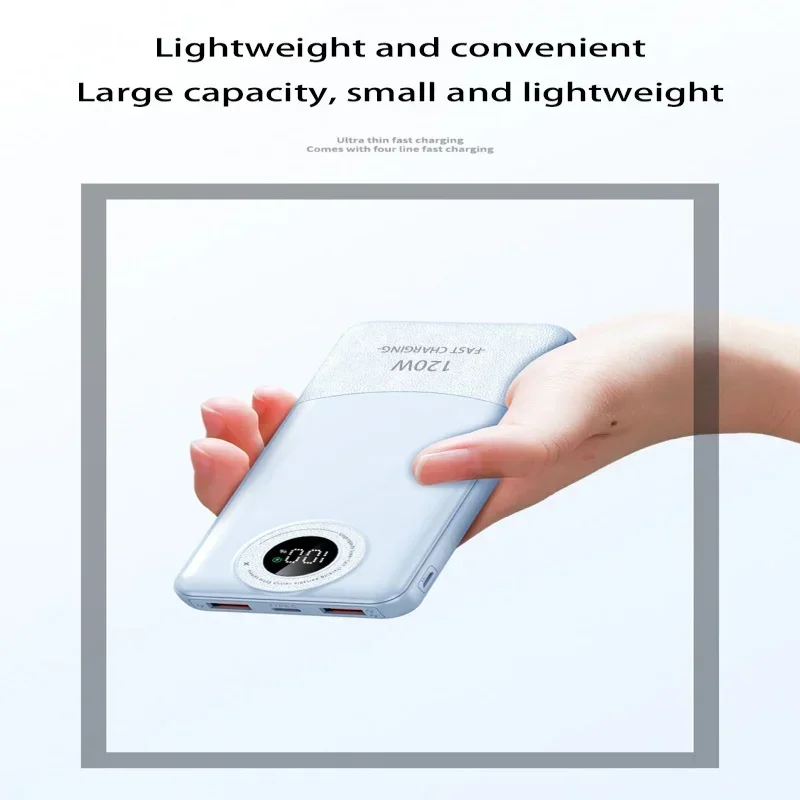 بنك طاقة 120 واط 200000 mAh سعة كبيرة للغاية شحن سريع للغاية لبطارية الطاقة الخارجية للهاتف المحمول آيفون 15 14 13 جديد #3