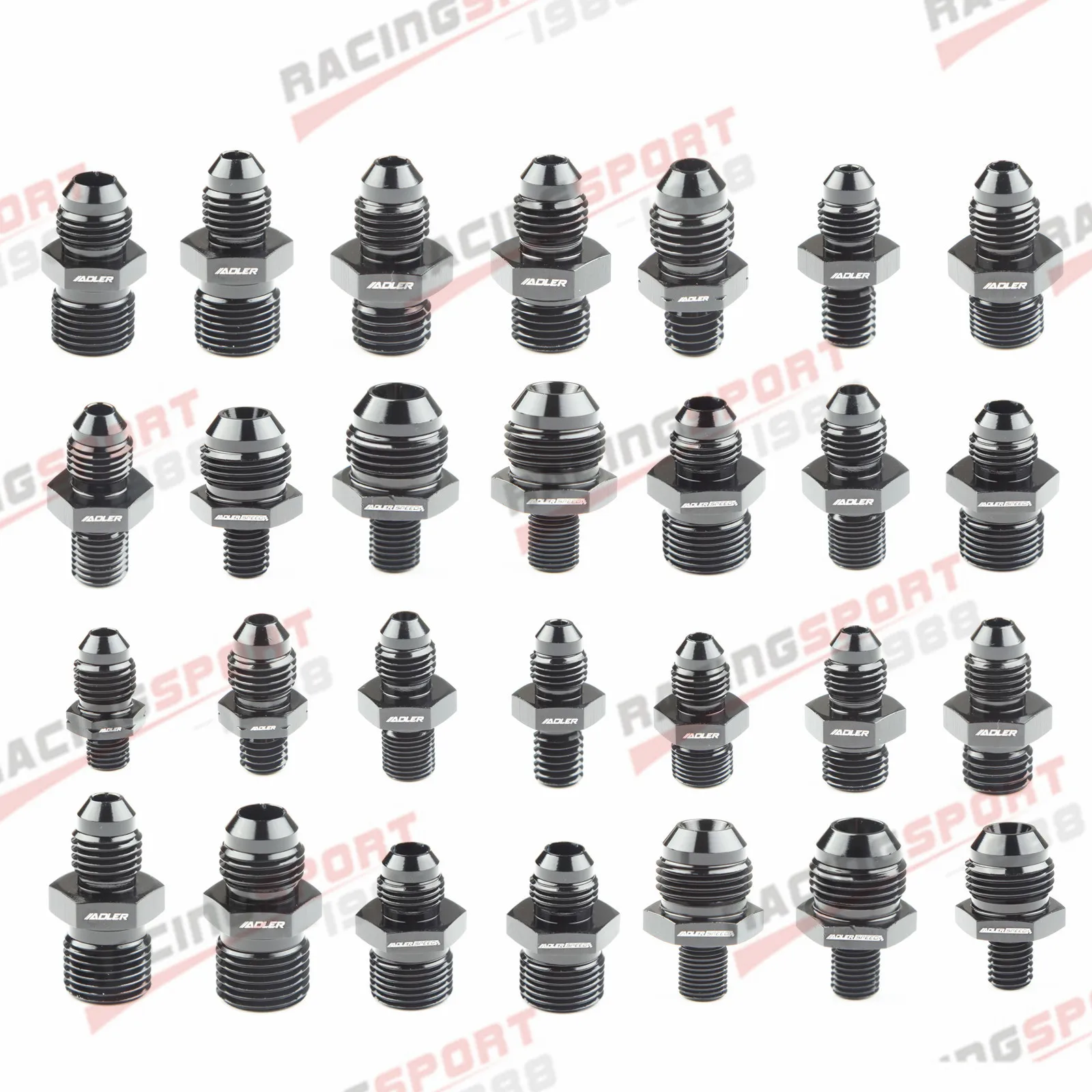 2pc AN8/6 AN10 ToM10 * 1,0 M10 * 1,5 M12/M14/M16/M18 * 1,5 Gewinde Gerade Heizöl Luft Schlauch Fitting Männlichen Adapter Auto Auto Zubehör