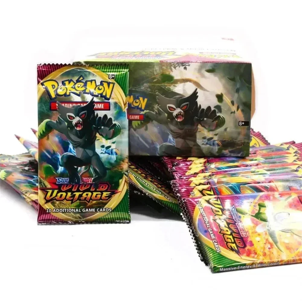 Tarjetas de Pokémon GX Tag Team Vmax EX Mega Energy Shining, juego de cartas coleccionables para niños, 1/2 bolsas