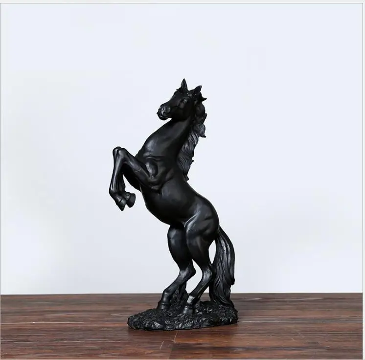 European Resin Horse Decoration Crafts Livingroom Home To Successful Ornaments Office Furnishing Decor Opening Lucky Gifts