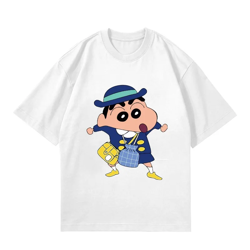 

Crayon Shin Chan School Uniform 3D Printed Breathable Quick Drying Loose and Comfortable Round Neck Short Sleeved T-shirt
