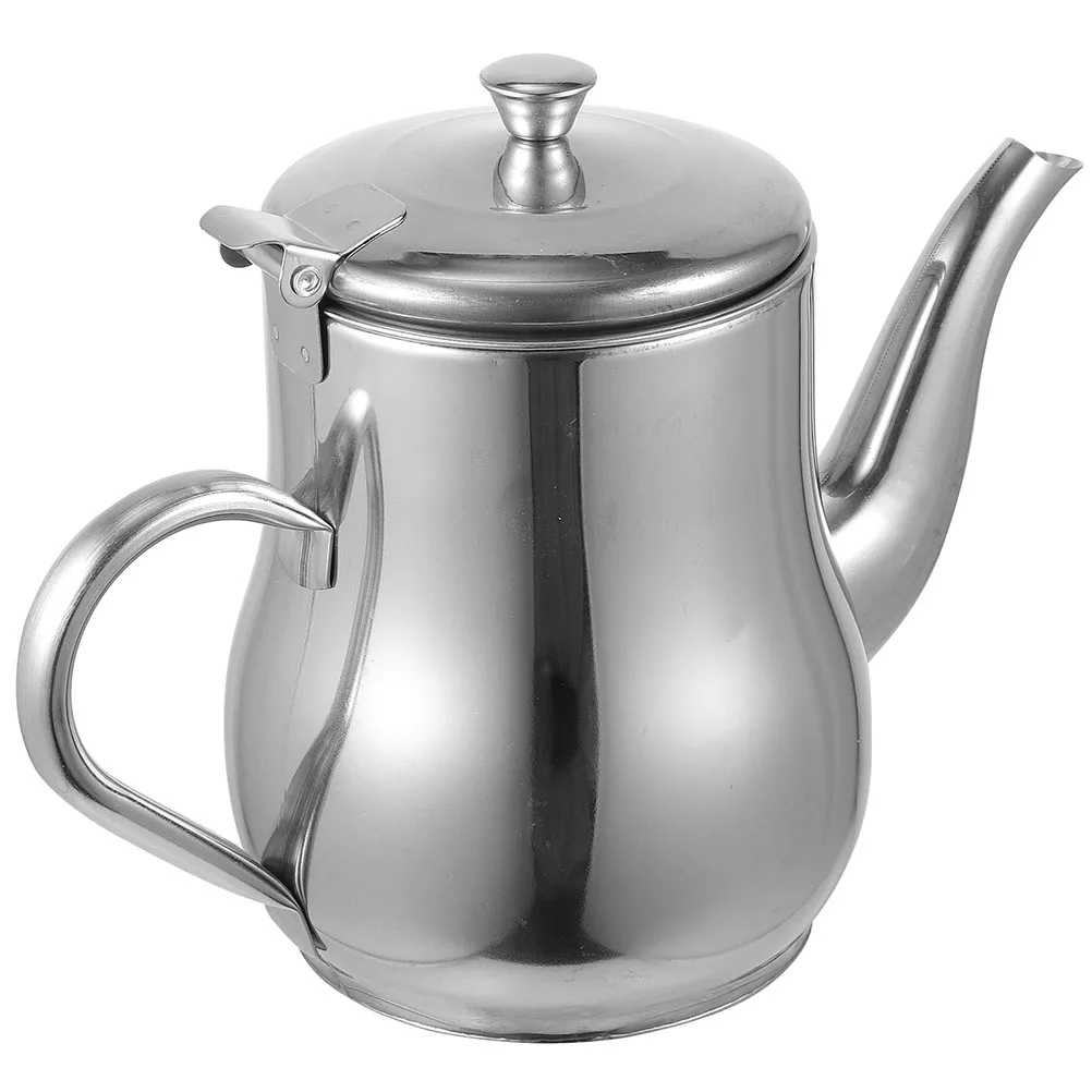 

Stainless Steel Dispenser Grease Container With Handle Heat Resistant Storage Pot For Kitchen Cooking Oil Vinegar