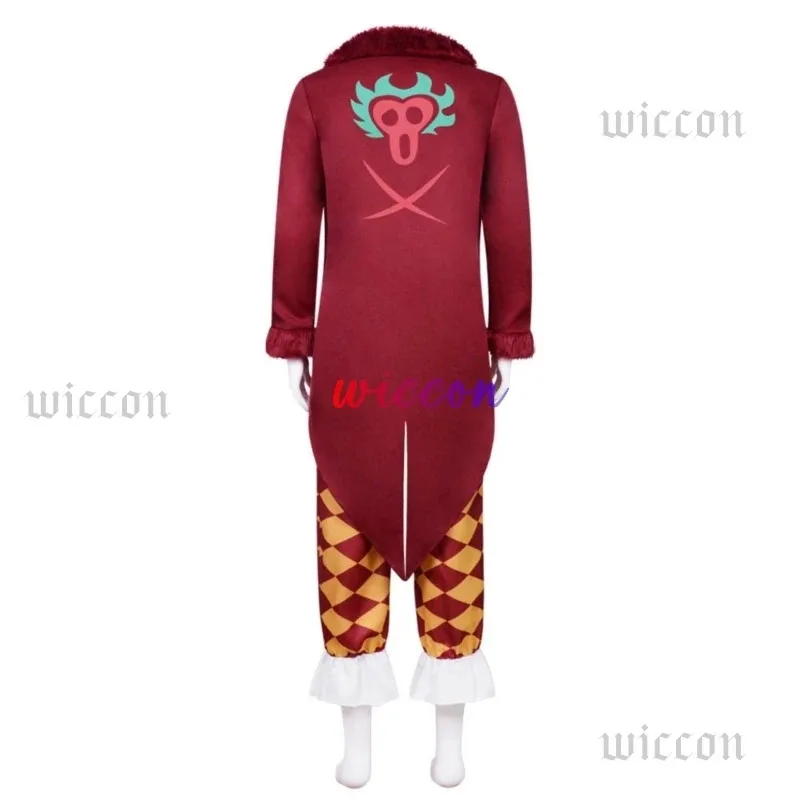 اليابان تأثيري Blox الفاكهة بارتولوميو تأثيري حلي مهرج الأخضر شعر مستعار باري باري لا مي أزياء الهالوين للرجال ACGN حفلة VG5DJK #2