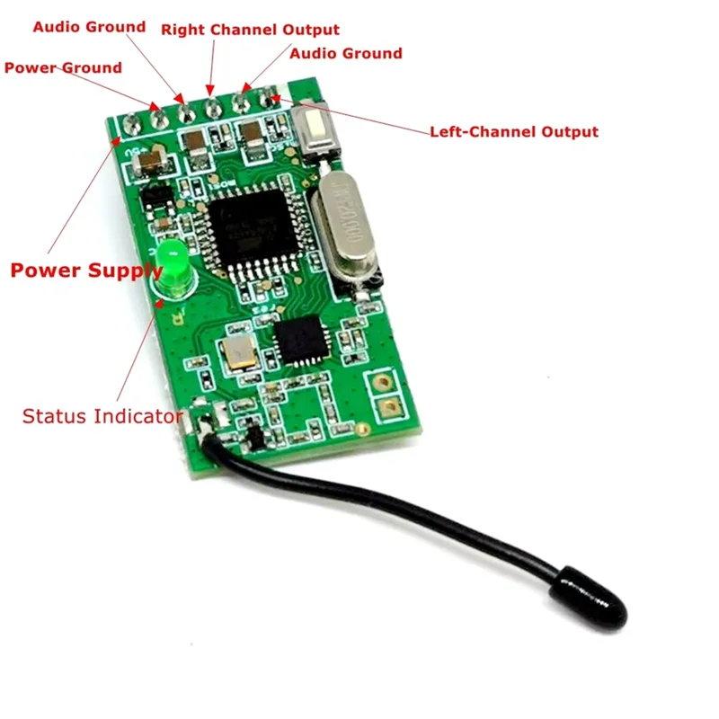 N01R-NRF24L01 2.4G Módulo Transceptor De Audio Digital Inalámbrico Transmisor Sistema De Altavoz Compatible con Wifi