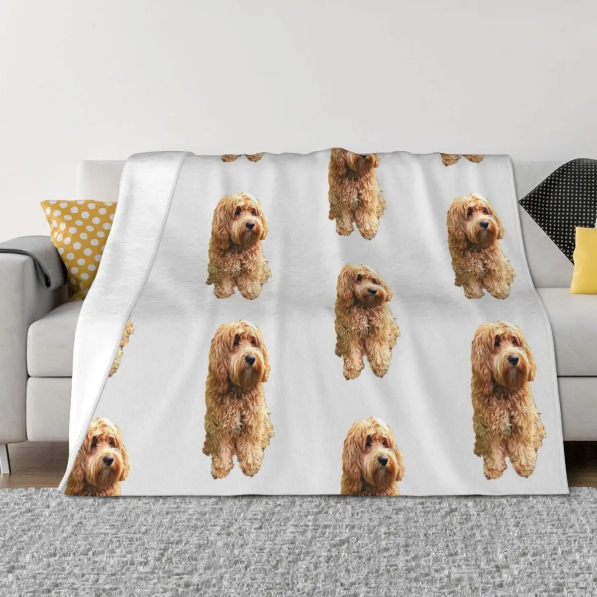 

Cockapoo Cockerpoo Oh So Stylish! Throw Blanket heavy to sleep Quilt Vintage Softest Blankets